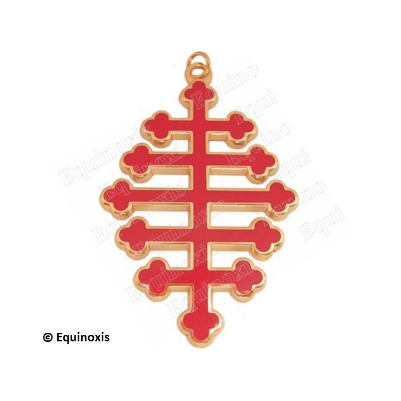 Bijou maçonnique de cordon – Croix de Commandeur – 33ème degré du REAA
