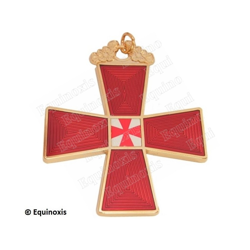 Bijou maçonnique de grade – RER – Croix de Commandeur CBCS