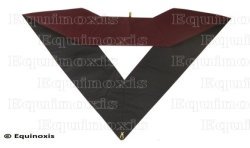 Sautoir maçonnique velours – REAA – 14ème degré – Hospitalier – Brodé main – Dos