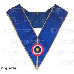 Sautoir maçonnique moiré – GLNF – Petite tenue provinciale