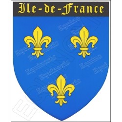 Magnet régional – Blason Ile-de-France – Vente grossiste