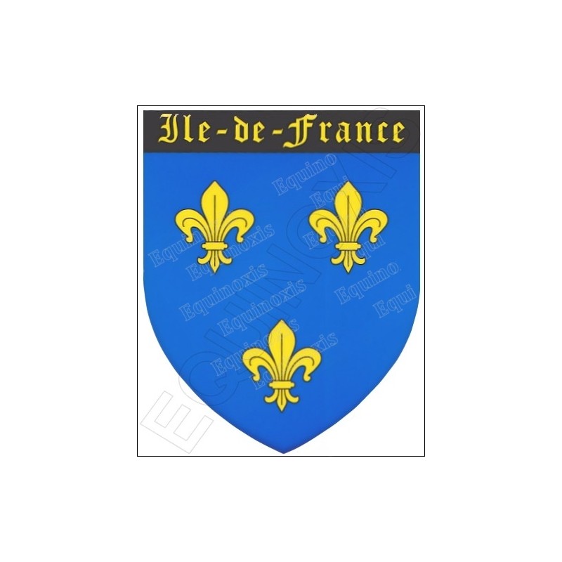 Magnet régional – Blason Ile-de-France – Vente grossiste