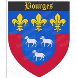 Magnet régional – Blason Bourges – Vente grossiste
