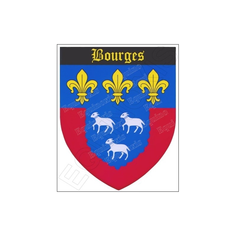Magnet régional – Blason Bourges – Vente grossiste