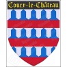 Magnet régional – Blason Coucy-le-Château – Vente grossiste