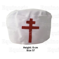 Toque maçonnique – Stricte Observance Templière (SOT) – Préfet – Taille 57