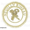 Badge / Macaron GLNF – Grande tenue provinciale – Grand Archiviste – Neuilly Bineau – Brodé main