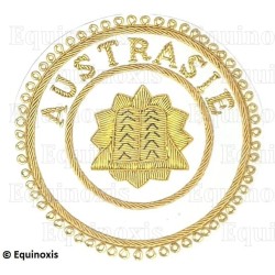 Badge / Macaron GLNF – Grande tenue provinciale – Grand Hospitalier – Austrasie – Brodé main