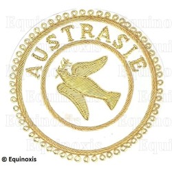 Badge / Macaron GLNF – Grande tenue provinciale – Grand Expert – Austrasie – Brodé main