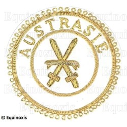 Badge / Macaron GLNF – Grande tenue provinciale – Grand Porte-Glaive – Austrasie – Brodé main