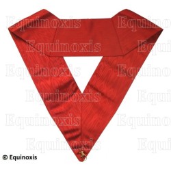 Sautoir maçonnique moiré – Rouge