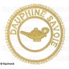 Badge / Macaron GLNF – Grande tenue provinciale – Grand Précepteur – Dauphiné Savoie – Brodé main
