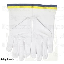 Gants maçonniques coton – REAA – 20ème degré – Taille XXXL