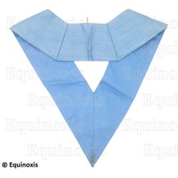 Sautoir maçonnique moiré – Rite Français Traditionnel – Hospitalier – Brodé machine – Vente grossiste