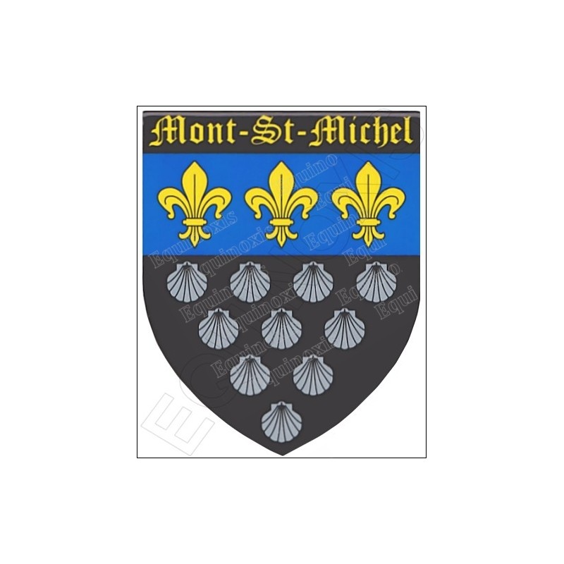 Magnet régional – Blason Mont-St-Michel – Vente grossiste