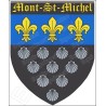 Magnet régional – Blason Mont-St-Michel – Vente grossiste