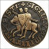 Magnet templier – Sceau templier – Bronze antique – Vente grossiste