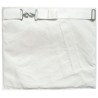 Tablier maçonnique en simili-cuir – Apprenti / Compagnon – 30 cm x 35 cm