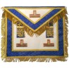 Tablier maçonnique en cuir – GLNF – Grande tenue provinciale – Brodé machine
