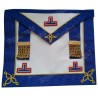 Tablier maçonnique en cuir – GLNF – Petite tenue provinciale – Brodé main