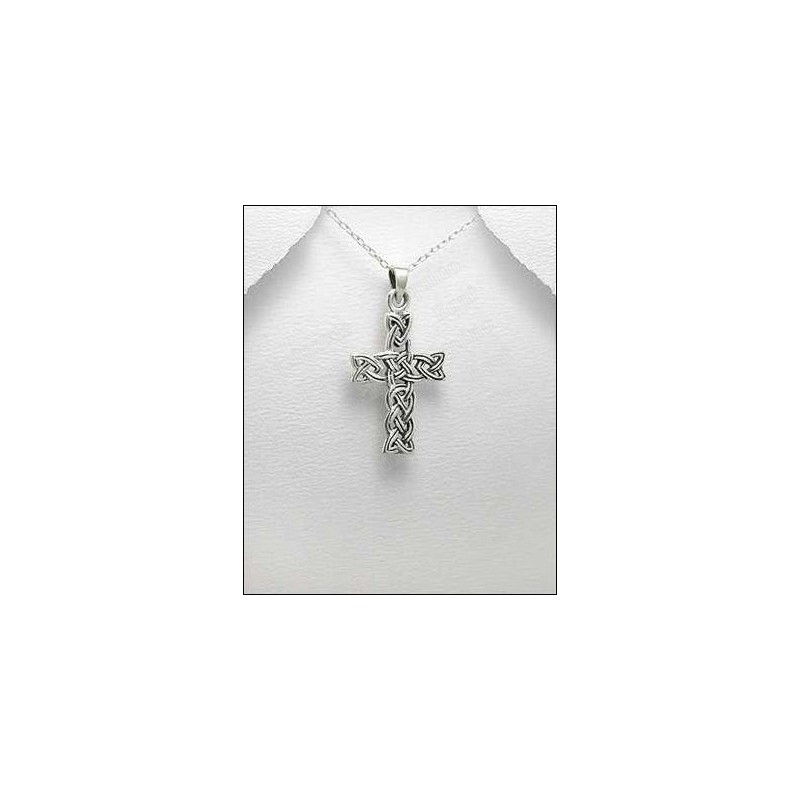 Pendentif en argent sterling 925e – Croix celtique 1 – Vente grossiste