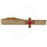 Pince-à-cravate maçonnique – Croix rouge de Constantin