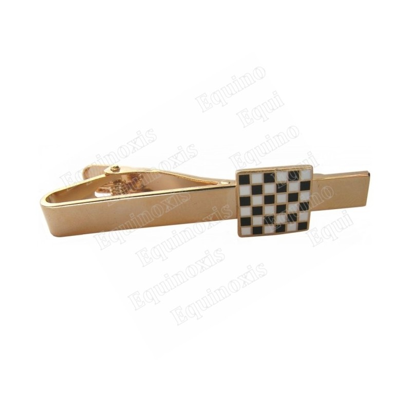 Pince-à-cravate maçonnique – Pavé mosaïque – Carré