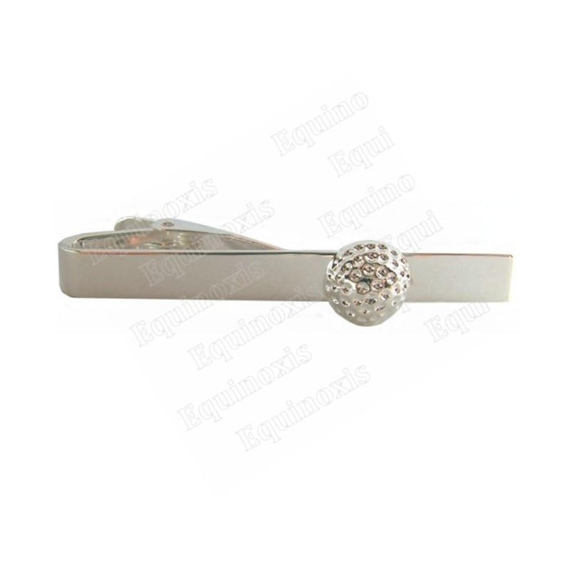 Pince-à-cravate – Balle de golf – Argent vif