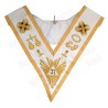 Sautoir maçonnique moiré –  REAA – 31ème degré – Grande Gloire – Richement brodé