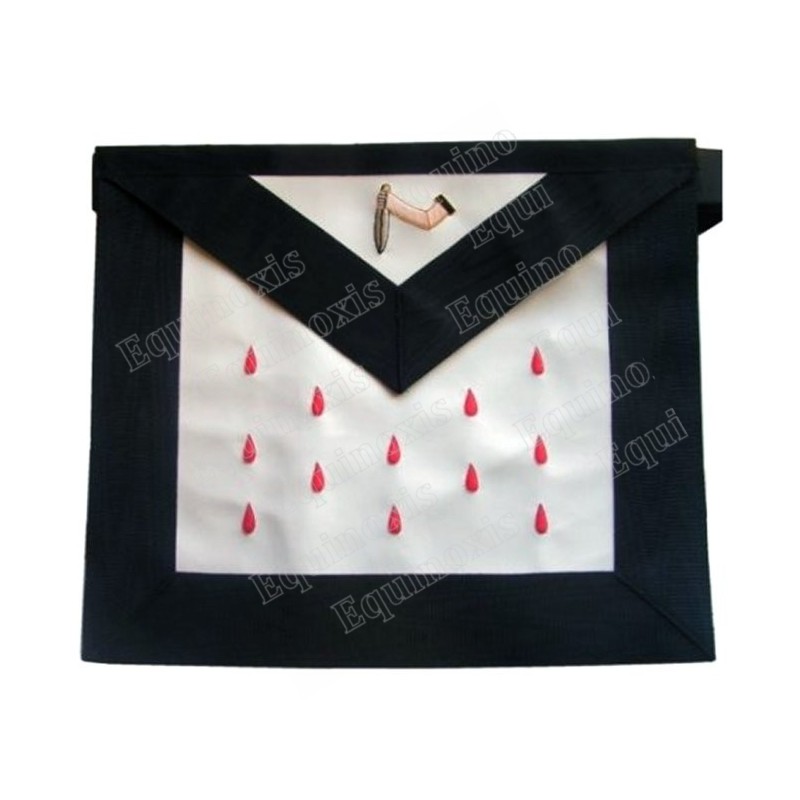 Tablier maçonnique en cuir – REAA – 9ème degré