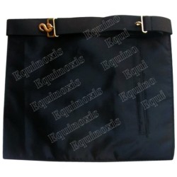 Tablier maçonnique en cuir – REAA – 9ème degré