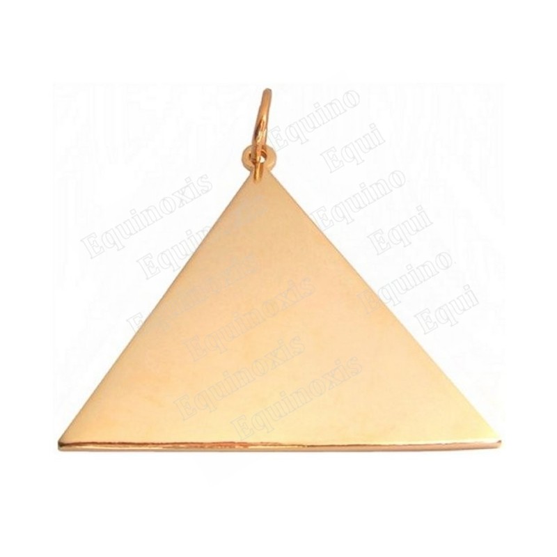 Bijou maçonnique d'adoption – Triangle miroir