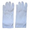 Gants maçonniques blancs pur coton – Taille 9 ½