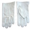 Gants maçonniques cuir – Blancs – Taille 9 1/2