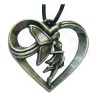Pendentif fée – Fée dans coeur