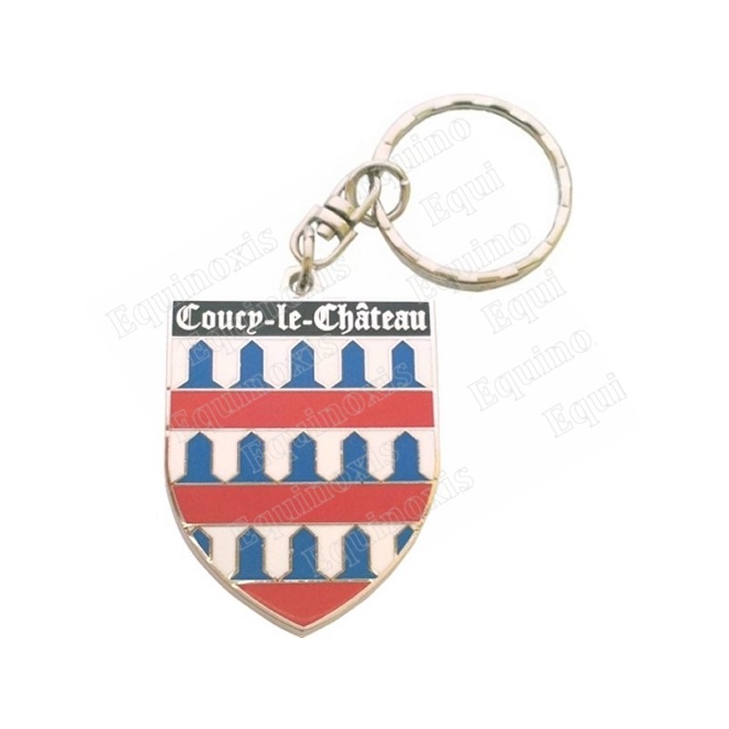 Porte-clefs régional – Blason Coucy-le-Château