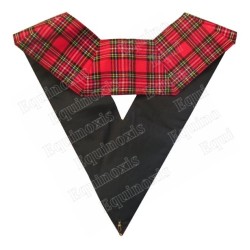 Sautoir maçonnique moiré – Rite Standard d'Ecosse – Officier