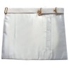 Tablier maçonnique en cuir – Apprenti / Compagnon – 40 cm x 37 cm