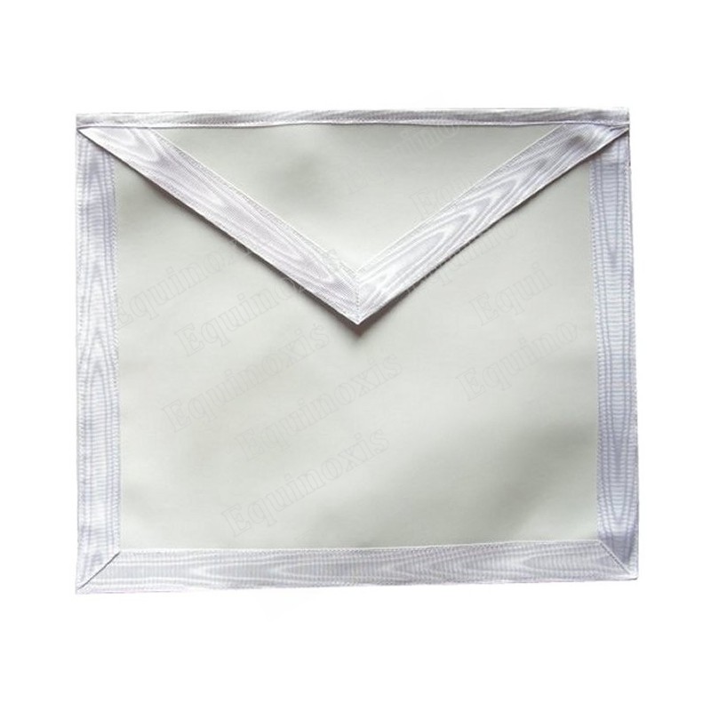 Tablier maçonnique en faux cuir – Apprenti / Compagnon – 30 cm x 35 cm