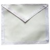Tablier maçonnique en faux cuir – Apprenti / Compagnon – 30 cm x 35 cm