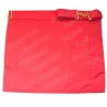 Tablier maçonnique en cuir – Rite Ecossais  Primitif – 4ème degré