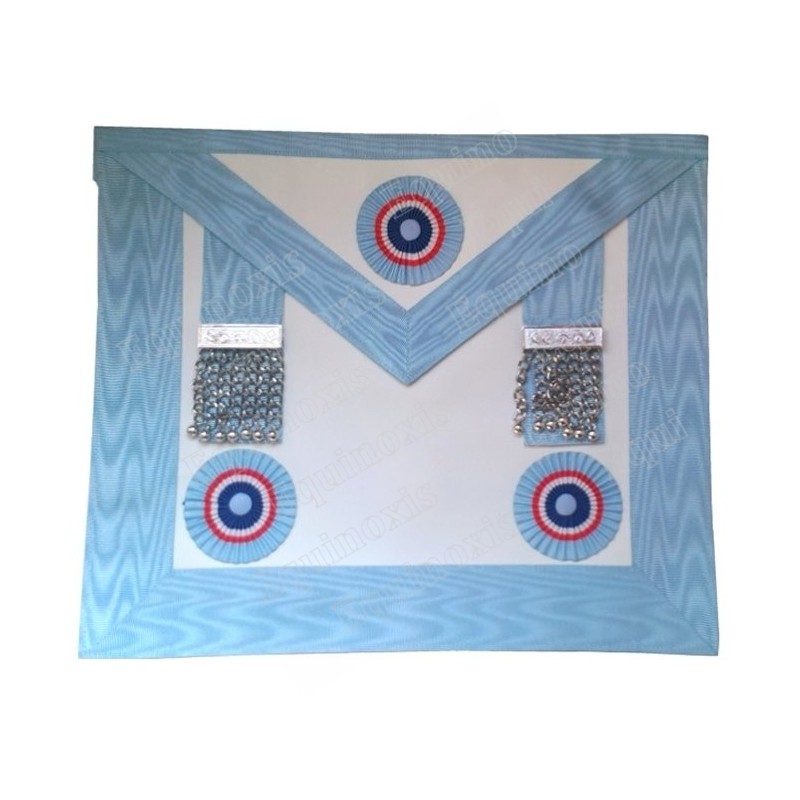 Tablier maçonnique en faux cuir – Rite Emulation – Couleur GLNF – Maître
