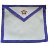 Tablier maçonnique en faux cuir – Memphis-Misraïm – Compagnon – Etoile flamboyante