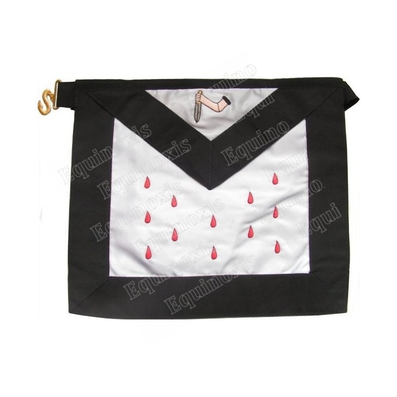 Tablier maçonnique en satin – REAA – 9ème degré