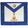 Tablier maçonnique en faux cuir – REAA – 14ème degré – Dos rouge – Brodé main