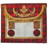 Tablier maçonnique en cuir – Rite Standard d'Ecosse – Maître
