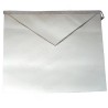 Tablier maçonnique en faux cuir – Apprenti / Compagnon – 33 cm x 39 cm