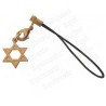 Bijou de mobile judaïque – Etoile de David – Or vif