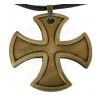Pendentif templier – Croix templière – Bronze antique