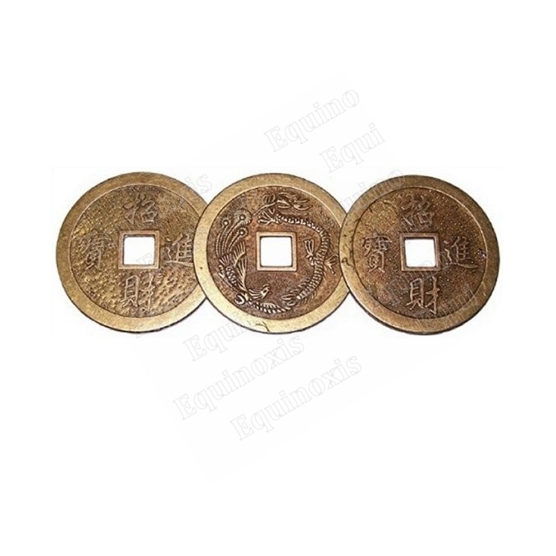 Pièces chinoises Feng-Shui – 45 mm – Lot de 10